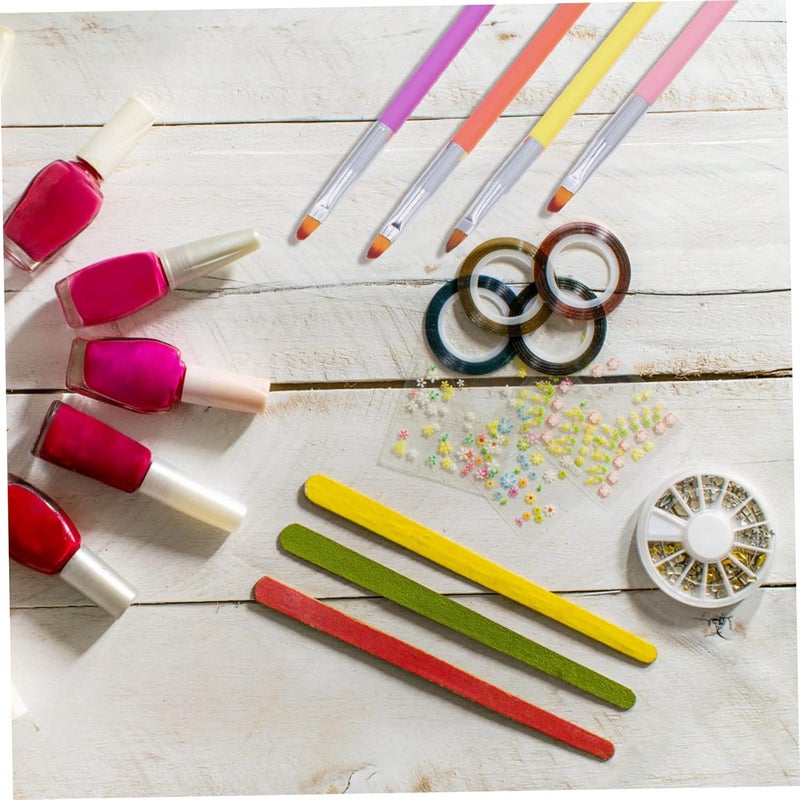4Pcs Double Ended Nail Art Pens Set For Smooth Manicure Application Home Salon Use - Image 5